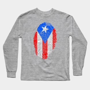 Puerto Rican stamp Long Sleeve T-Shirt